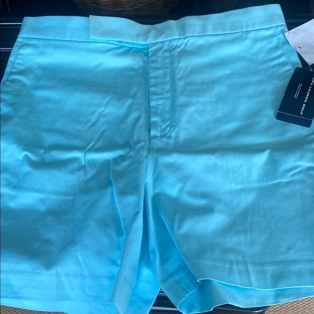 Ladies Ralph Lauren golf Aqua Shorts sz 8